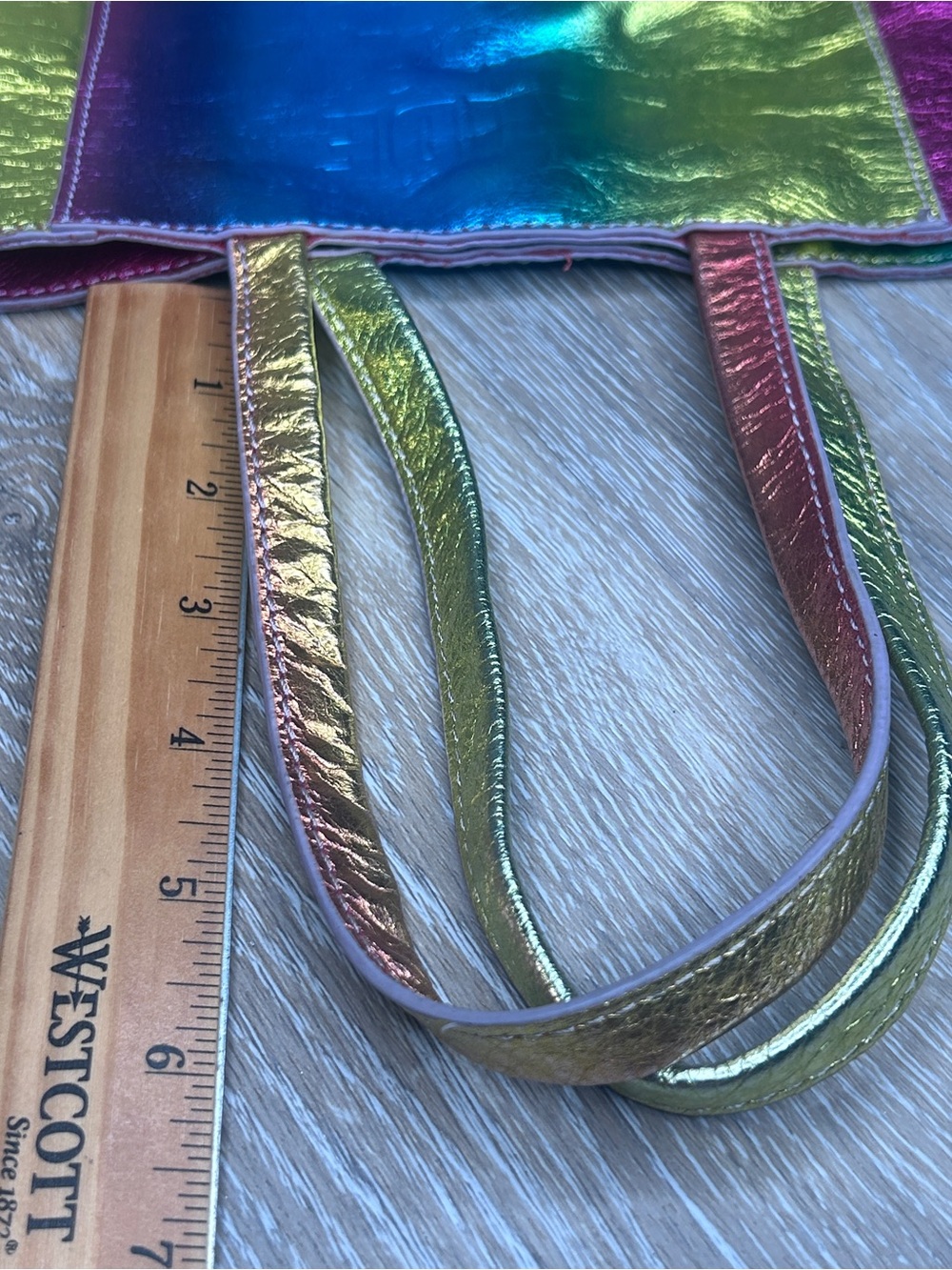 HOBO Metallic Rainbow Iridescent Tote Bag Pride Edition – Reflective Bag -Rare! - Picture 12 of 12